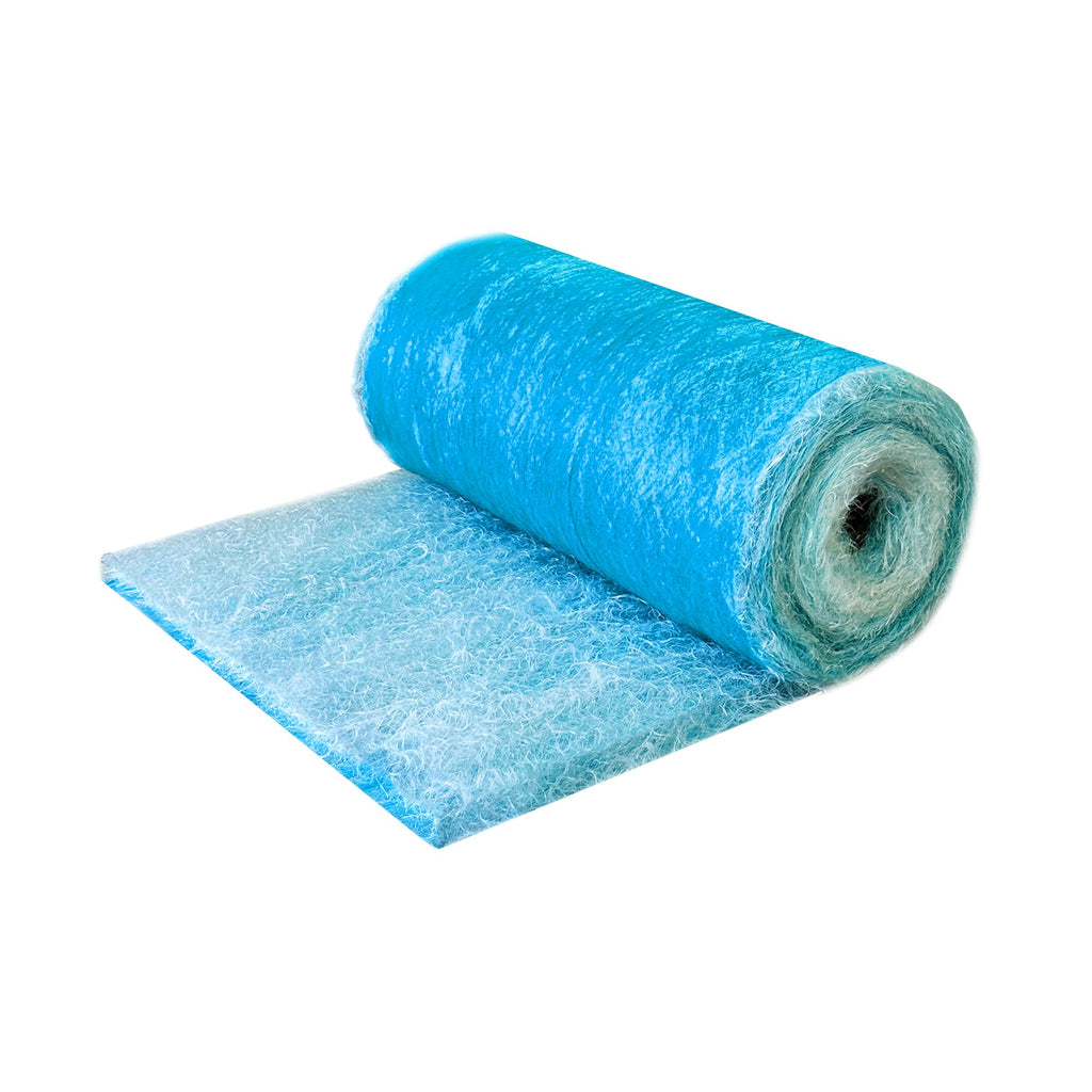 Fiberglass Paint Booth Filter Roll for Spray Booth 18-Gram Blue