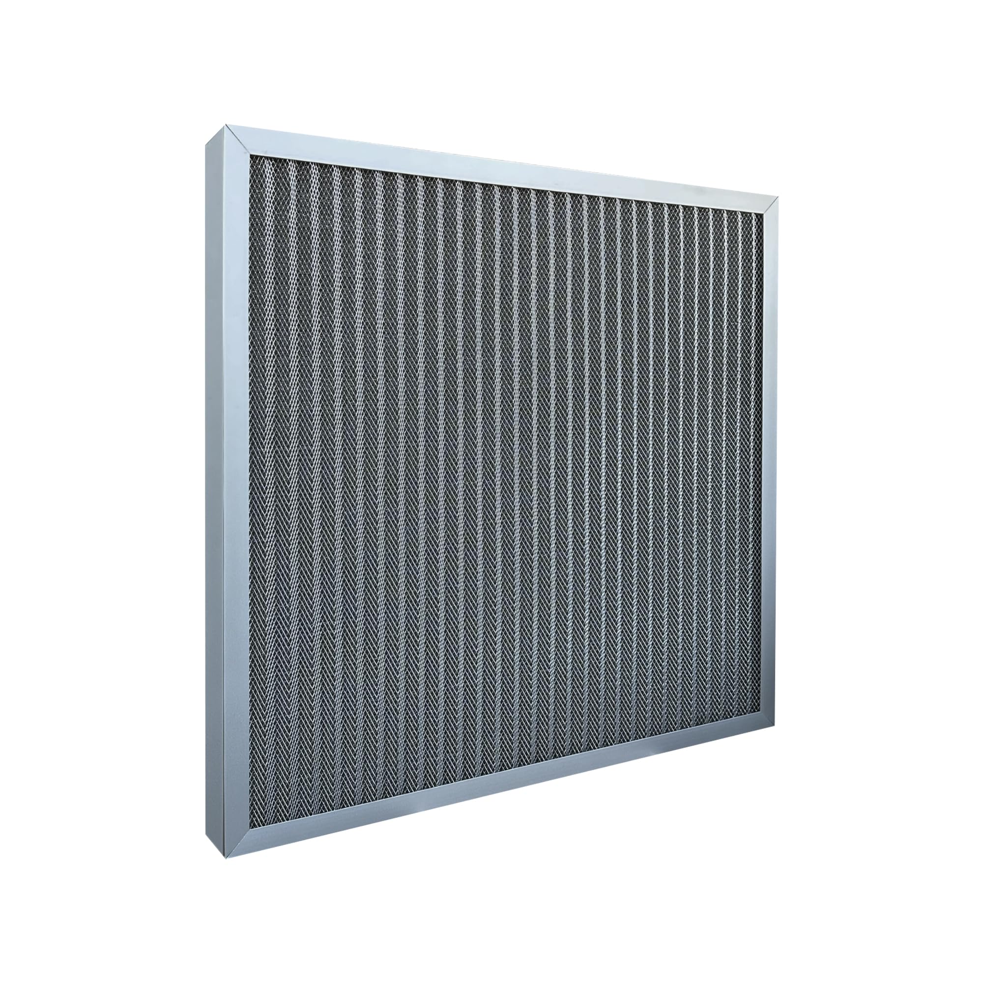 Washable Air Filter - Electrostatic Reusable Furnace Filter for HVAC AC Systems, Durable Aluminum Frame, MERV 5, 2 Inch,