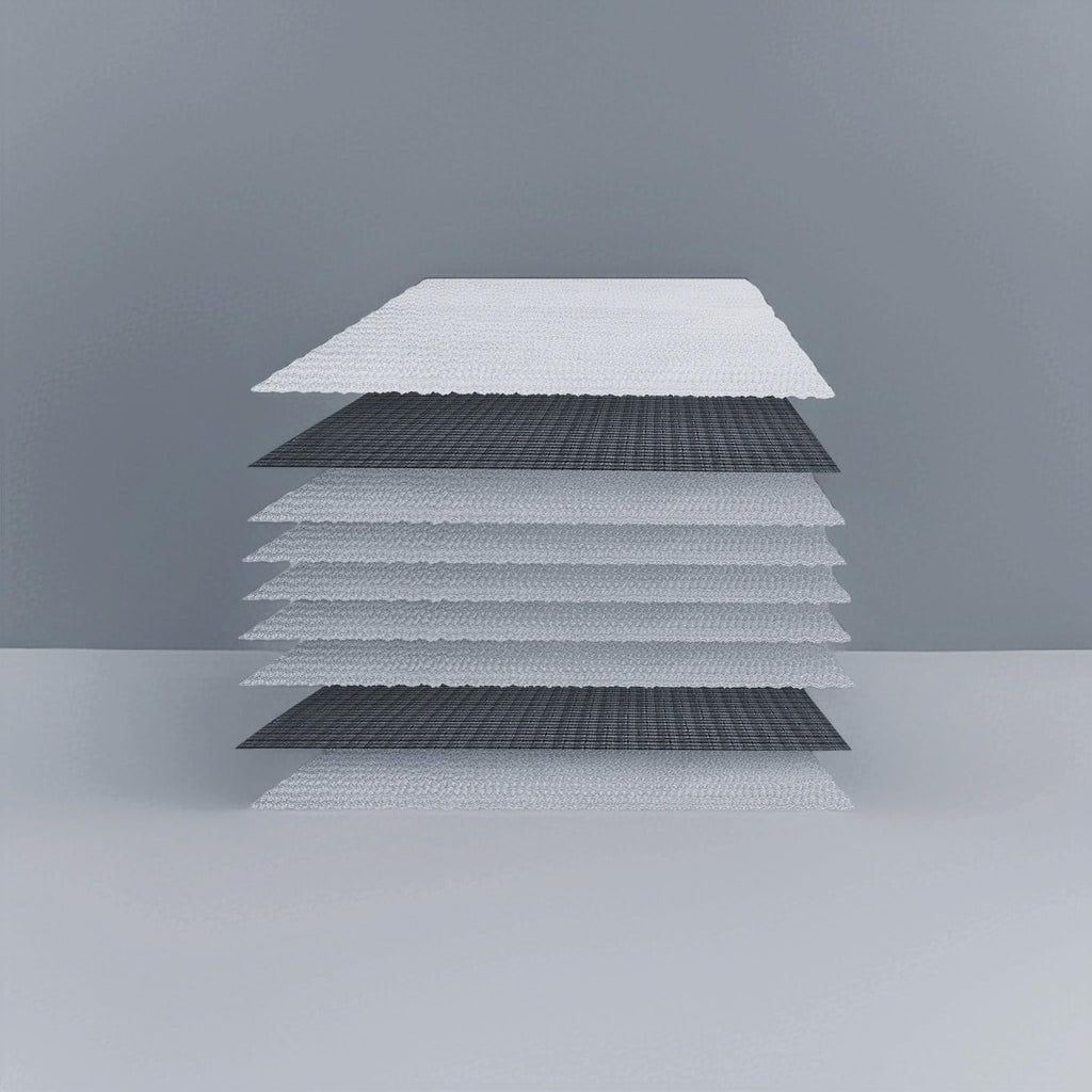 Washable Air Filter - Electrostatic Reusable Furnace Filter for HVAC AC Systems, Durable Aluminum Frame, MERV 5, 2 Inch,