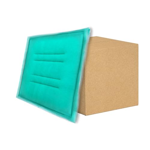 Paint Booth Tacky Filter Intake in Spray Booth with Wire Support Frame