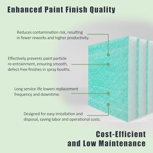 Fiberglass Exhaust Air Filter, 15g Paint Booth Filter